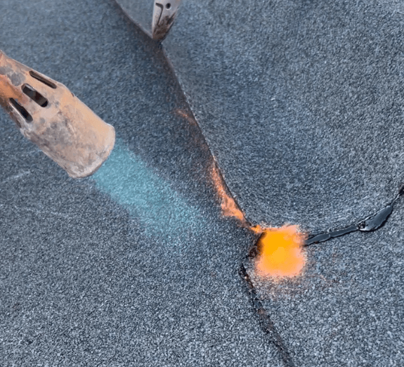 Bitumen dakbedekking